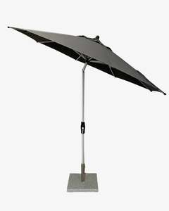 Cantilever Outdoor Umbrellas: Greenslades Costa Tilting Outdoor Umbrella - 2.7m Octagonal - Charcoal