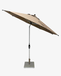 Greenslades Costa Tilting Outdoor Umbrella - 2.7m Octagonal - Taupe