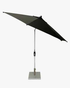 Greenslades Costa Tilting Outdoor Umbrella - 2.7m Octagonal - Black