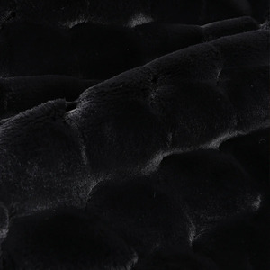 Heirloom NZ Made Faux Fur Throw - 150x220cm - Valentina Black