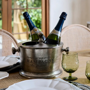 Champagne And Ice Buckets: Claudette 3 Bottle Champagne Holder