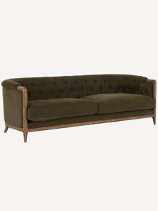 Sofas Lounge Suites Corner Lounge Suites: Ellsworth Sofa - Olive Green