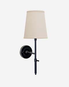 New York Wall Light Sconce - Antique Black