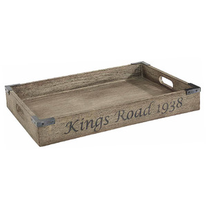 Kitchen Dining Accessories: Artwood Kings Road Rectangle Tray - Vintage