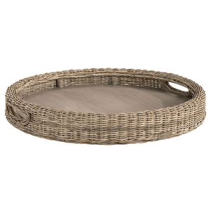 Artwood Rattan Round Tray