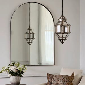 Mirrors 1: Bouvier Mantel Arch Mirror - Copper Finish