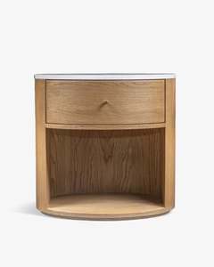 Bedroom Furniture: Dana Oval Bedside