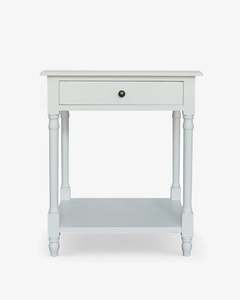 Chloe Bedside Table - White