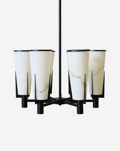 Lighting 1: Ritz Chandelier Light Pendant - Antique Black