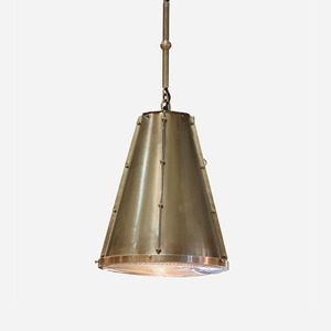 Luxor Antique Brass Hanging Lamp