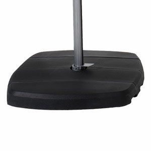 Cantilever Outdoor Umbrellas 1: Shelta Resin 4 Piece Cantilever Outdoor Umbrella Base - Sand Fill