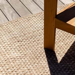 Outdoor Floor Rugs: Pelorus Outdoor Floor Rug - Sand - 160cm x 230cm