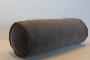 Sahara Collection: Graphite Sahara - Bolster Cover - 45cm x 20cm