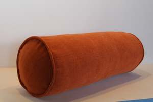 Sahara Collection: Burnt Orange Sahara - Bolster Cushion Cover - 45cm x 20cm