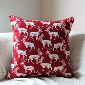 Sets Of 2: Country Red Deer - Cushion Cover - 50cm x 50cm