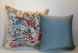 Sets Of 2: Sky Floral Set - Cushion Cover Set