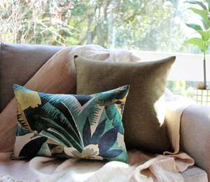 Sets Of 2: Leaf Oasis Set - Cushion Cover Set