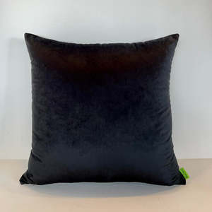 Black: Black Velvet - Cushion Cover