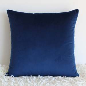 Navy Blue: Blue Velvet - Cushion Cover