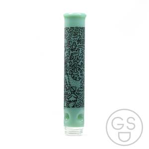 Prism Modular Waterpipe Tall Mouthpiece - Pretty Done / Mint