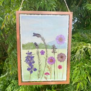 Watercolour Flowerscape Original 16cm x 22cm