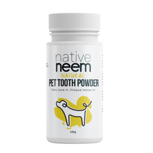 Pets Animals: Nativeneem Organic Neem Pet Tooth Powder 100g