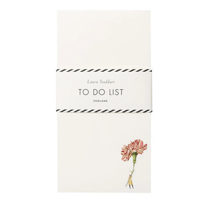 Stationery: Laura Stoddart 'To Do' notepad In Bloom