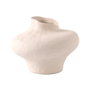 Teana vase 17cm off-white