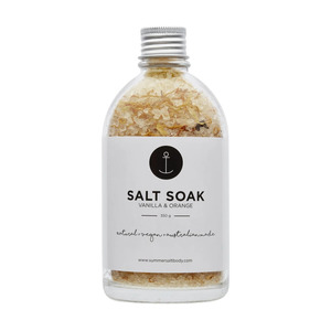 Face: Baths salts vanilla & orange 350g