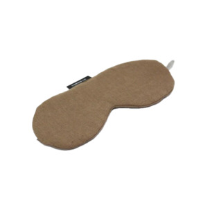 Face: Linen eye mask mocha