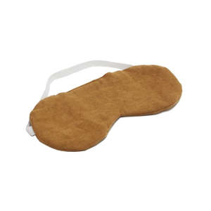 Face: Linen eye mask terracotta