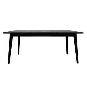 Dining Tables: Venetto oak dining table black