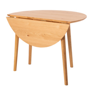 Dining Tables: Drop-leaf dining table 100cm