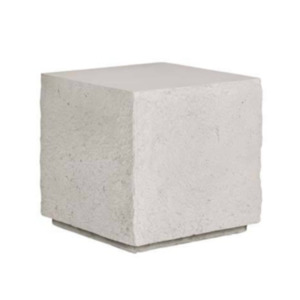 Stools Side Tables: Element concrete & pumice square side table 45cm