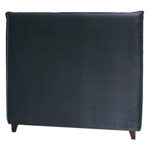 Bedheads: Velvet headboard midnight