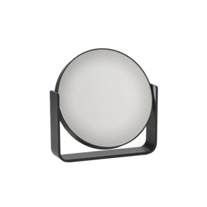 Bathroom Accessories: Zone Denmark magnifying table mirror black