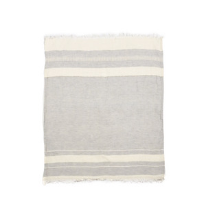 Towels Cloths: Belgian linen hand towel gent stripe