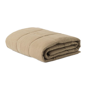 Blankets Quilts: Linen Quilted Blanket Pickle