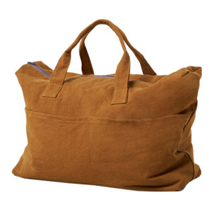 Bags Purses: Contrast cotton weekender bag masala