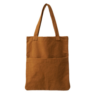 Bags Purses: Cotton canvas tote bag masala