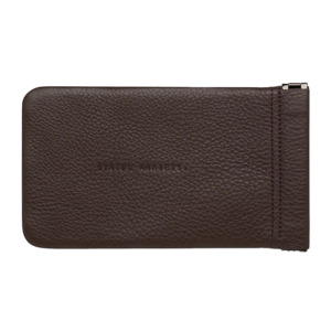 Sunglasses: Leather sunglasses pouch cocoa