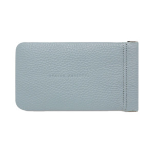 Sunglasses: Leather sunglasses pouch powder blue