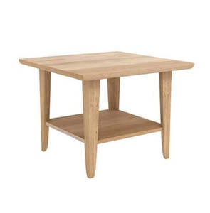 Bedroom Furniture: Oak simple side table 55cm