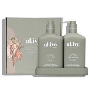 Al.ive wash + lotion duo green pepper & lotus 500ml