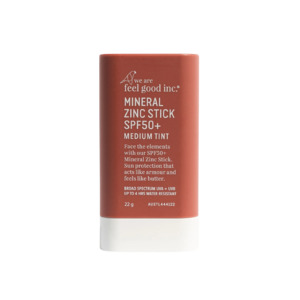 Bathroom Body: Feel Good mineral zinc stick SPF50+ light tint