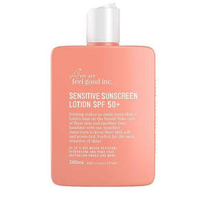 Bathroom Body: Feel Good Sunscreen Lotion Sensitive SPF50 200ml