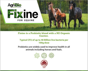 Products: Fixine Probiotic Supplement for Horses Gregory Equine