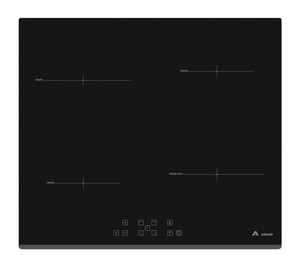 Award 60cm Black 4 Burner Built-in Induction Hob