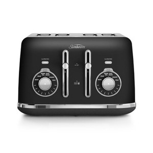 Products: Sunbeam Alinea Collection Black 4 Slice Toaster