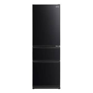 Mitsubishi Electric 363L Black Glass Panel Multi Drawer Fridge/Freezer